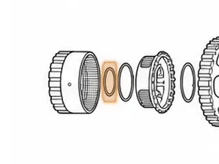 Bearing W/Races, 8L90 Direct/Overdrive Sungear To Input Planet (.148"Thick)(2.555"OD) (1.820"ID) 2015-Up — Part # 334235B