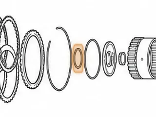 Brg W/Races, 8L90 Direct/Overdrive Hub/Ring Gear (Front)(.148"Thick)(2.555"OD)(1.820"ID) 2015-Up — Part # 334214B