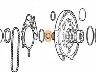 Bushing, 8L90 Stator Tube (Front)(.505"Wide)(1.125"OD) (1.112"ID)(Babbit) 2015-Up — Part # 334036B