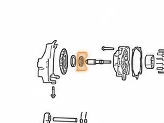 Ball Brg, 8L90 Pump Shaft (.275"Thick)(1.181"OD)(.670"ID) 2015-Up — Part # 334205B