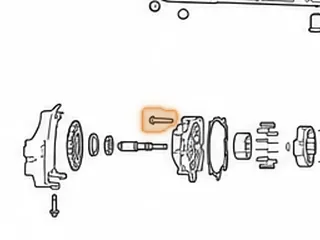 Bolt Set, 8L90 Pump Cover (5 Pieces) 2015-Up — Part # 334778-1BK