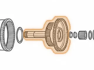 Planet, 8L90 Output (4 Gear) (Steel)(18 Park Lugs)(68 Teeth Reluctor)(8 3/4" Tall) 2015-Up — Part # 334586B