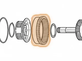 Ring Gear, 8L90 Output Planet (89 Inner Teeth)(80 Reluctor Teeth)(6 1/8"OD) 2015-Up — Part # 334596B