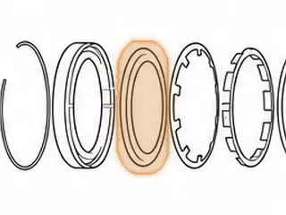 Piston, 8L90 1-2-7-8-Reverse Clutch (Bonded)(7 3/4"OD)(Stepped) 2015-Up — Part # 334966B