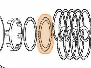 Pressure Plate, 8L90 2-3-4-6-8 Clutch (C3)(Bottom)(.190" Thick)(26 Teeth)(5.540"ID) 2 015-Up — Part # 334147B