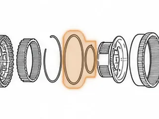 Bearing W/Race, 8L90 Reaction Planet (Front)(.136"Thick)(3.265"OD)(2.683"ID)(3 Outer Tabs) 2015-Up — Part # 334251B
