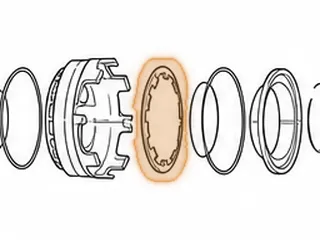Spring, 8L90 2-3-4-6-8/ 4-5-6-7-8-Reverse Clutch Return (10 Fingers)(.066”Thick)(6 1/2”OD) 2015-Up — Part # 334975B
