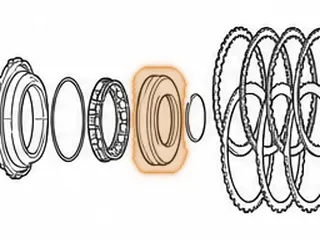 Retainer, 8L90 1-3-5-6-7 Clutch Spring (Steel)(5.528"OD) 2015-Up — Part # 334984B