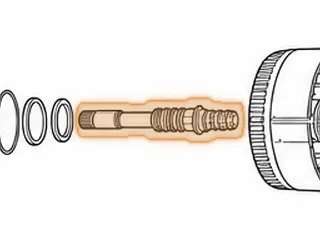 Input Shaft, 8L90 (10 13/16" Long)(35 Converter Splines) (41 Drum Splines) 2015-Up — Part # 334670B