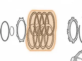 Friction, 8L90 4-5-6-7-8-Reverse Clutch (C2)(.065"Thick)(21 Teeth)(6 5/16"OD) 2015-Up — Part # 334100B