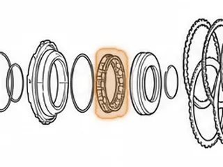 Spring/Retainer, 8L90 1-3-5-6-7 Clutch Piston (18 Springs)(5.120"OD)(.850"Thick) 2015-Up — Part # 334974B
