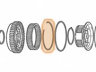 Snap Ring, 8L90 Holds Reaction Ring Gear To Hub (.071”Thick) (5.580”OD) 2015-Up — Part # 334890B