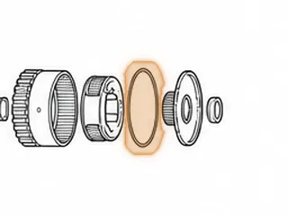Snap Ring, 8L90 Holds Overdrive / Direct Sungear To Input Ring Gear (.038"Thick)(5.090"OD) 2015-Up — Part # 334866B