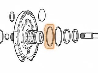 Brg W/Races, 8L90 Stator Tube To 1-3-5-6-7 Drum (.127"Thick) (3.877"OD)(3.255"ID) 2015-Up — Part # 334211B
