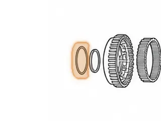 Bearing W/Races, 8L90 1-2-3-4-5-Reverse Clutch Hub (Front)(.137"Thick) (3.270"OD)(2.690"ID) (3 Tabs) 2015-Up — Part # 334250B