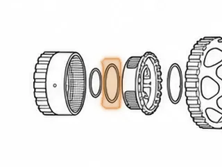Washer, 8L90 Input Carrier (Front)(2 Split Tabs)(.154"Thick) (3.270"OD)(2.680"ID) 2015-Up — Part # 334236B