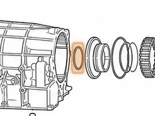 Snap Ring, 8L90 Holds 1-2-3-4-5-Reverse Piston Retainer In (.136”Thick)(2.886”OD) 2015-Up — Part # 334895B