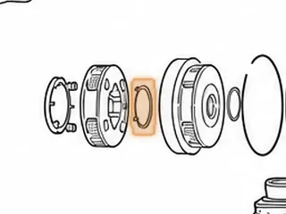 Washer, ZF9HP48 P4 Planet To P3 Planet (.155”Thick)(2.790”OD)(2.343”ID)(4 Tab)(Black Plastic) 2013-Up — Part # 339217B