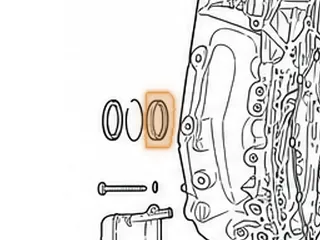 Caged Needle Bearing, ZF9HP48 Convertor To Bell Housing (.465”Thick)(2.365”OD) (Cast # F-560471) 2013-Up — Part # 339295B