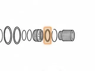 Washer, ZF9HP48 Support To “F” Dog Clutch Sun Gear (.195”Thick)(2.480”OD)(1.962”ID) (Stepped) 2013-Up — Part # 339214B