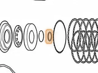Bearing W/Races, ZF9HP48 “E” Clutch Drum To Hub (.141”Thick)(1.858”OD)(1.325”ID) 2013-Up — Part # 339213B
