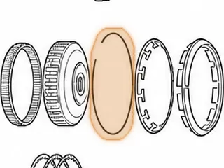 Snap Ring, ZF9HP48 Holds “D” Clutch Piston In Case (.116”Thick)(9 1/2”OD) 2013-Up — Part # 339893B