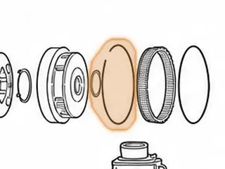 Bearing W/Races, ZF9HP48 P3 Planet To P1 Ring Gear Hub (.148”Thick)(2.312”OD)(1.720”ID) 2013-Up — Part # 339219B