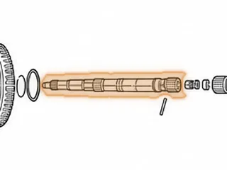Input Shaft, ZF9HP48 (12 7/8” Long) 2013-Up — Part # 339670B
