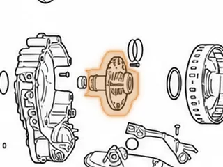 Stator, ZF9HP48 (Steel)(3 3/8” Tall)(Cast # 1094.210.060A) 2013-Up — Part # 339520-1B