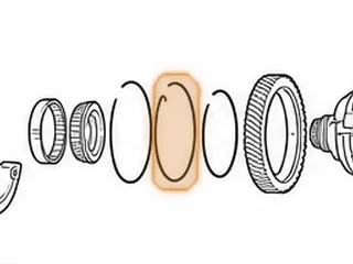 Snap Ring, ZF9HP48 Holds Ring Gear # 707 To Differential (.077”Thick)(5.410”OD) 2013-Up — Part # 339887B