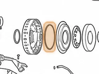 Piston, ZF9HP48 E Clutch (Bonded)(.782”Thick)(6.210”OD)(2.215”ID) 2013-Up — Part # 339960B