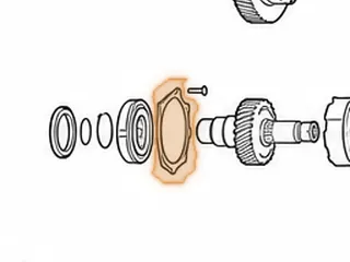 Retainer Plate, ZF9HP48 Holds Transfer Shaft Bearing To Bell Housing (7 Bolt)(.160” Thick) 2013-Up — Part # 339713B