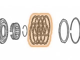 Steel, A240 Underdrive Brake Clutch .071” (8 Teeth) (3.15”ID) — Part # 67122D