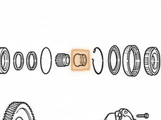 Crush Sleeve, A130/A140 (For Pinion) 1” Long — Part # 67696B