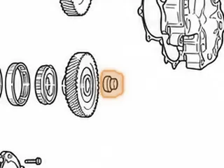 Nut, A240 Holds Driven Gear To Countershaft — Part # 67796D