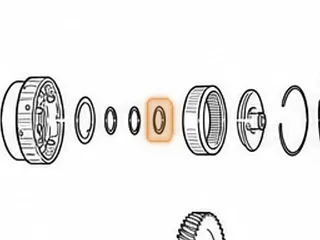 Race, A540 Sun Gear To Rear Support (Rear) (Early) — Part # 67248A