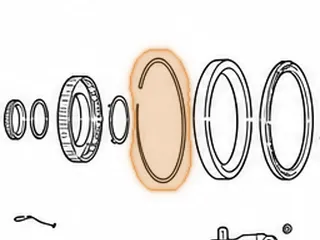 Snap Ring, A130/A140 Holds 2nd Brake Drum In Case — Part # 67883B