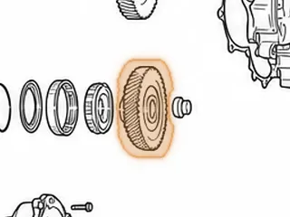 Gear, A130/A140 Transfer Driven (35 Teeth) 1 Groove — Part # 67712BA