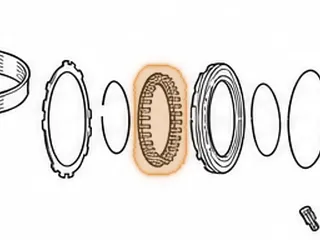 Retainer W/Spring, MX17 Reverse Clutch Return — Part # 67976A