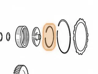 Snap Ring, MX17 Holds Hub In Rear Ring Gear — Part # 67889A