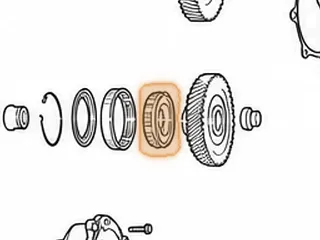 Roller Bearing, A240 Support To Center Driven Gear — Part # 67281D