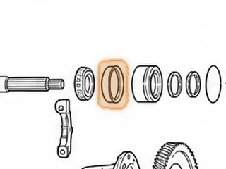 Cup Race, A240 Center Shaft To Pinion — Part # 67273D