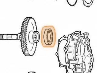 Ball Bearing, MX17 Drive Transfer Gear (Rear) — Part # 67271A