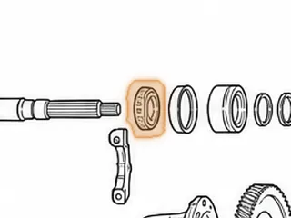 Tapered Bearing, A240 Center Shaft To Pinion — Part # 67274D