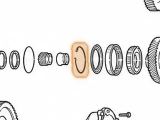 Snap Ring, A130/A140 Holds Pinion Retainer In Case — Part # 67895B