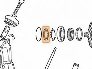 Nut, A240 Holds Pinion To Countershaft — Part # 67795D