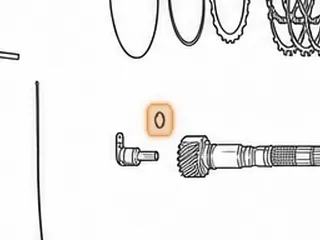 O-Ring, A130/A140 Pinion Center Plug — Part # 67375A