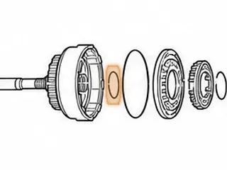 Lip Seal, MX17 Forward Piston (Inner) — Part # 67334A