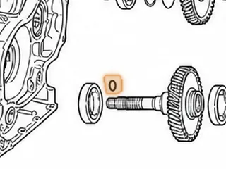 Ring, A540 Intermediate Shaft (Teflon) — Part # 67184AT