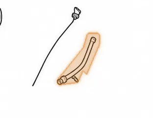 Dipstick Tube, MX17 — Part # 67494A
